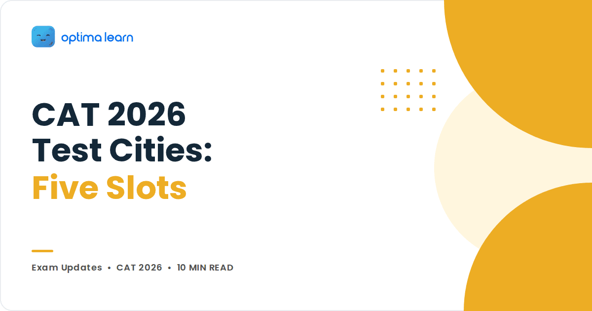 CAT 2026 Test Cities: How to Rank Your 5 Preferences