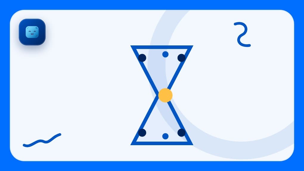 Optima Learn hero image for The DILR Bottleneck Rule, showing an hourglass-shaped graphic with clue nodes narrowing to one highlighted center point, with the Optima Learn logo in the top-left corner.