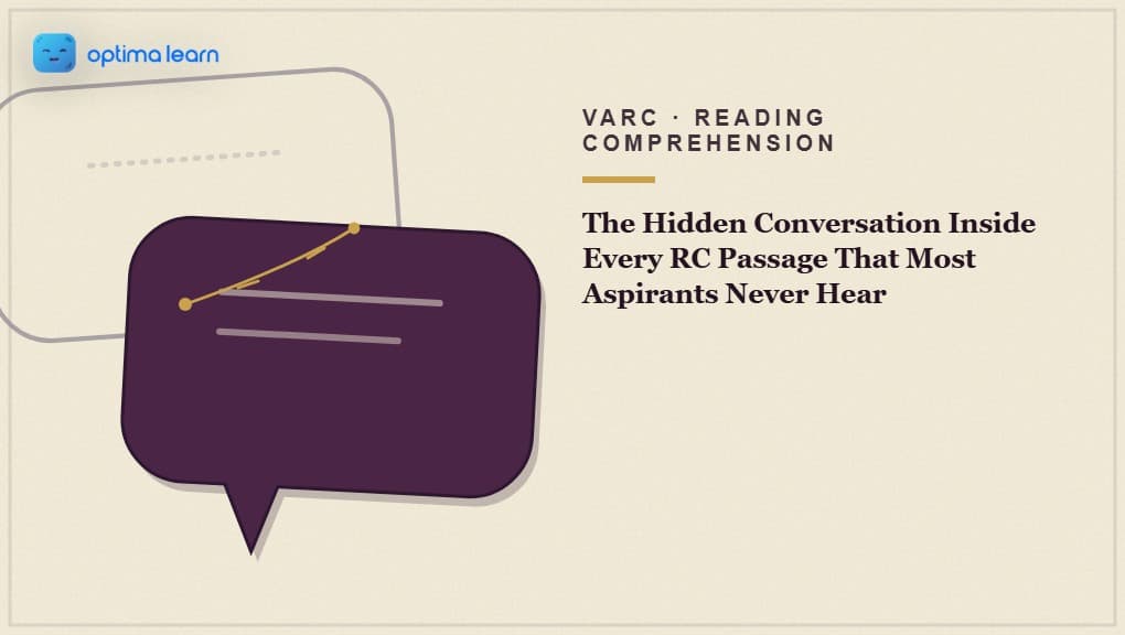 Two overlapping speech-bubble shapes, one solid and confident in the foreground, a second nearly-transparent ghosted outline-only bubble behind it, connected by a single gold thread, illustrating The Hidden Debate framework