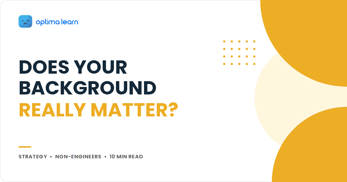 Cover image for CAT 2026 for Non-Engineers blog with headline Does Your Background Really Matter and Optima Learn logo
