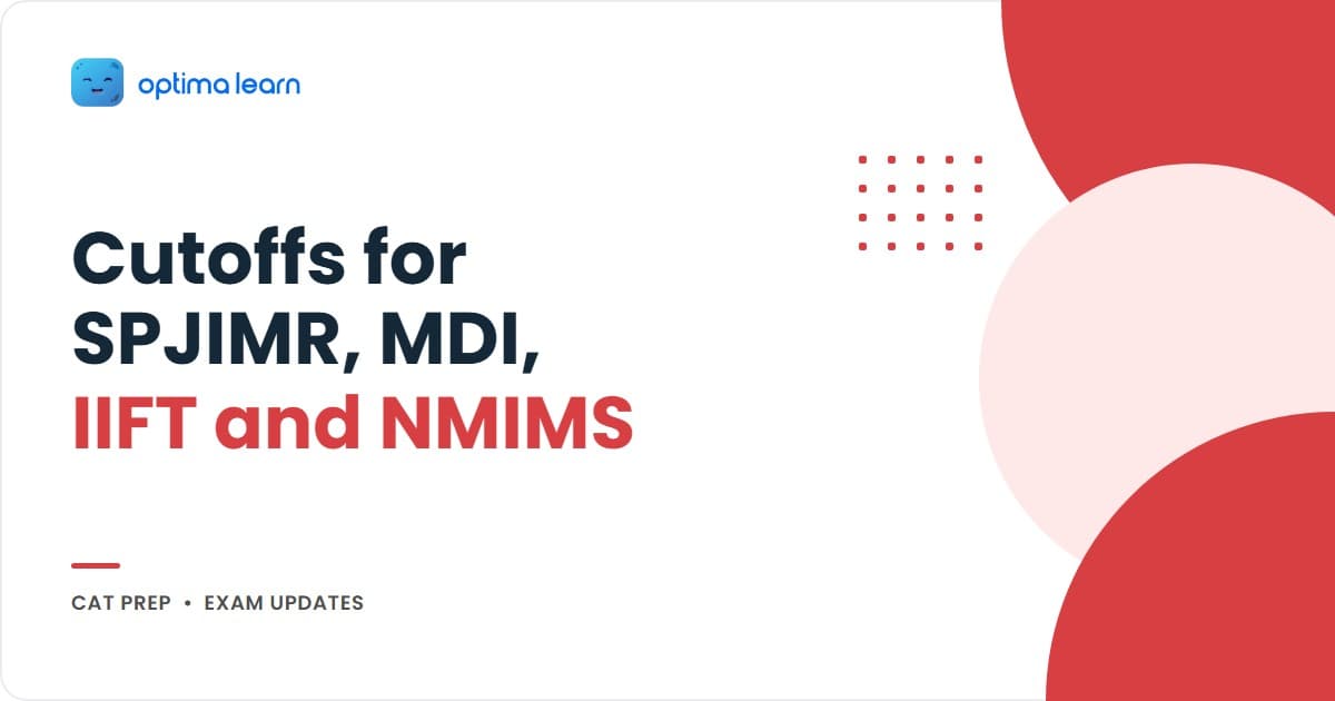 SPJIMR, MDI, IIFT and NMIMS cutoff 2026 guide showing the indicative CAT percentile, admission process, fees and ideal profile for each college, with NMIMS flagged as NMAT-based.