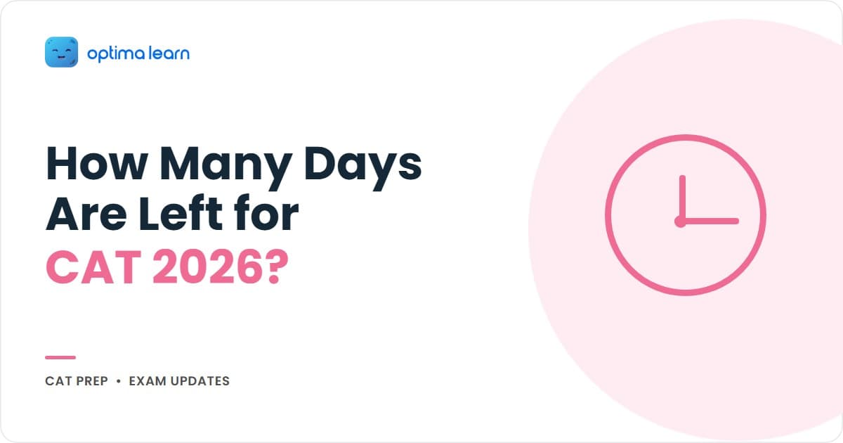 "How Many Days Left for CAT 2026 - countdown timeline with 4-phase preparation milestones from April to November"