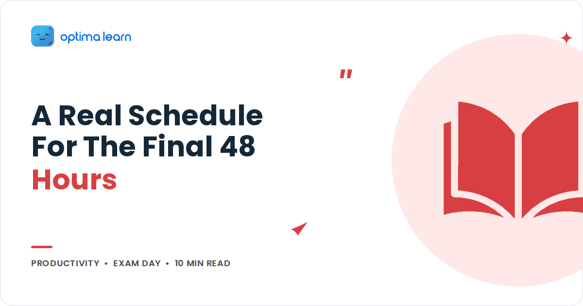 A Realistic Schedule for the Final 48 Hours of CAT Prep