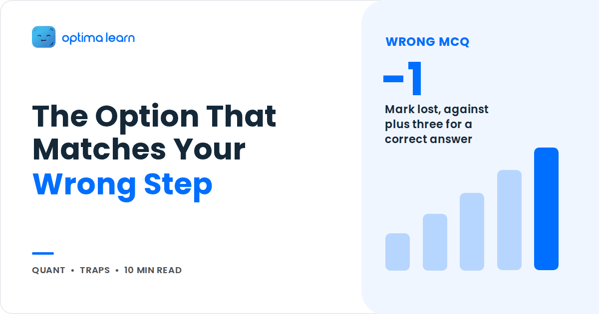 Blog cover reading The Option That Matches Your Wrong Step