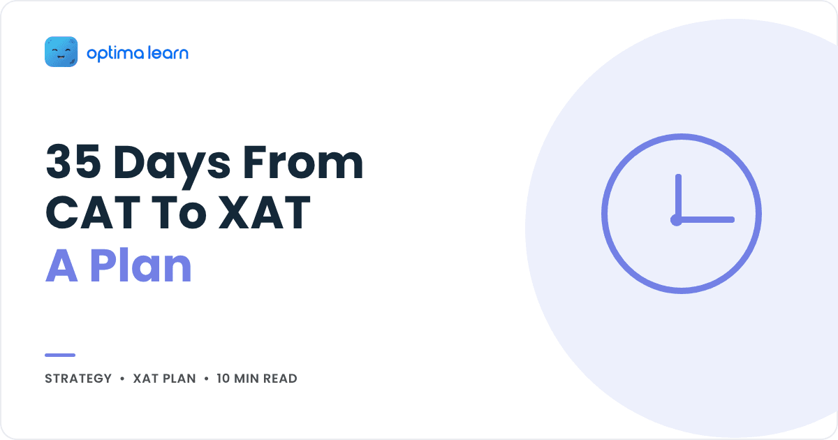 After CAT, before XAT: a 35 day plan from 30 November to 3 January, cover for the Optima Learn guide