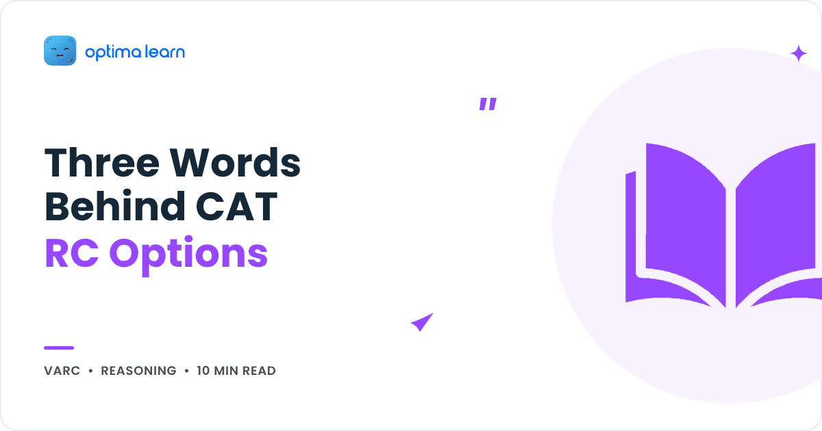 Inference vs Assumption vs Implication in CAT RC Options